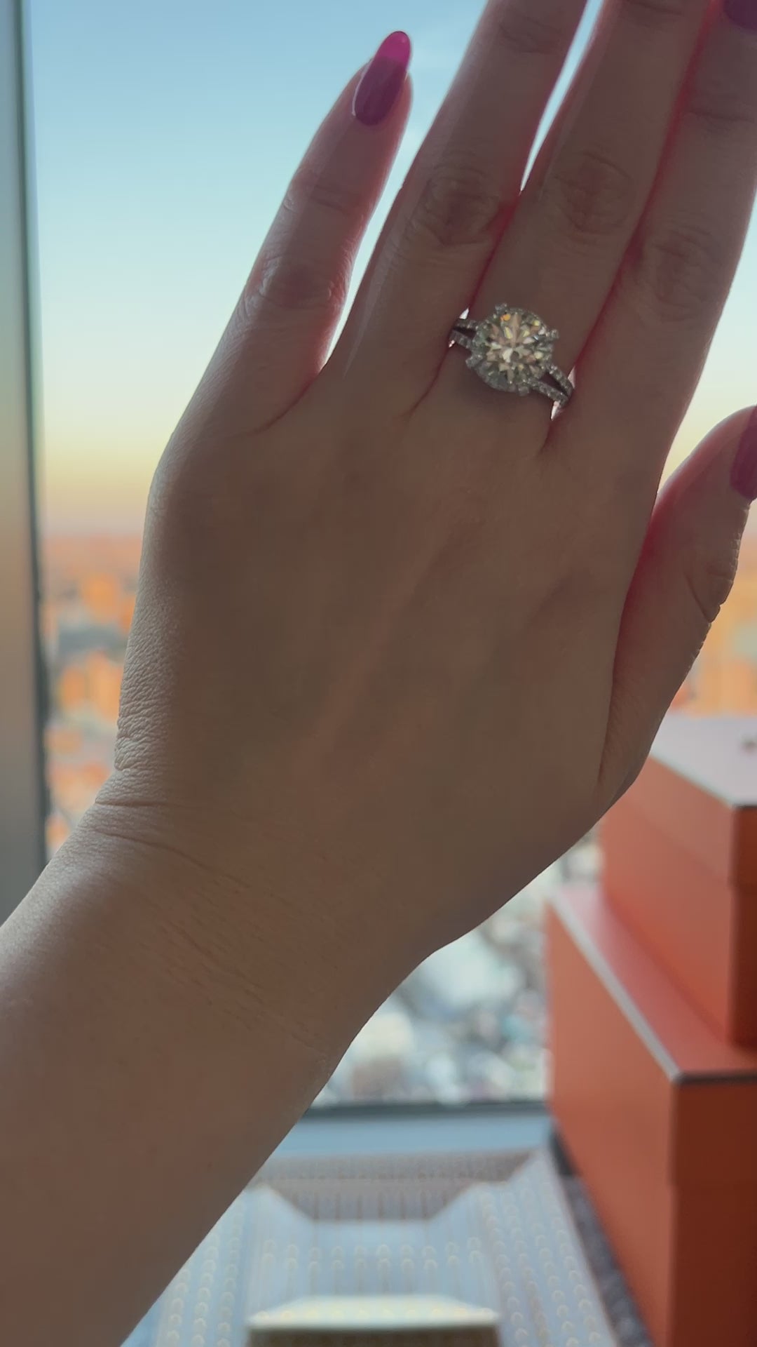 アストル リング 中石3ct前後〜StoT SI2 3EX(一点物)