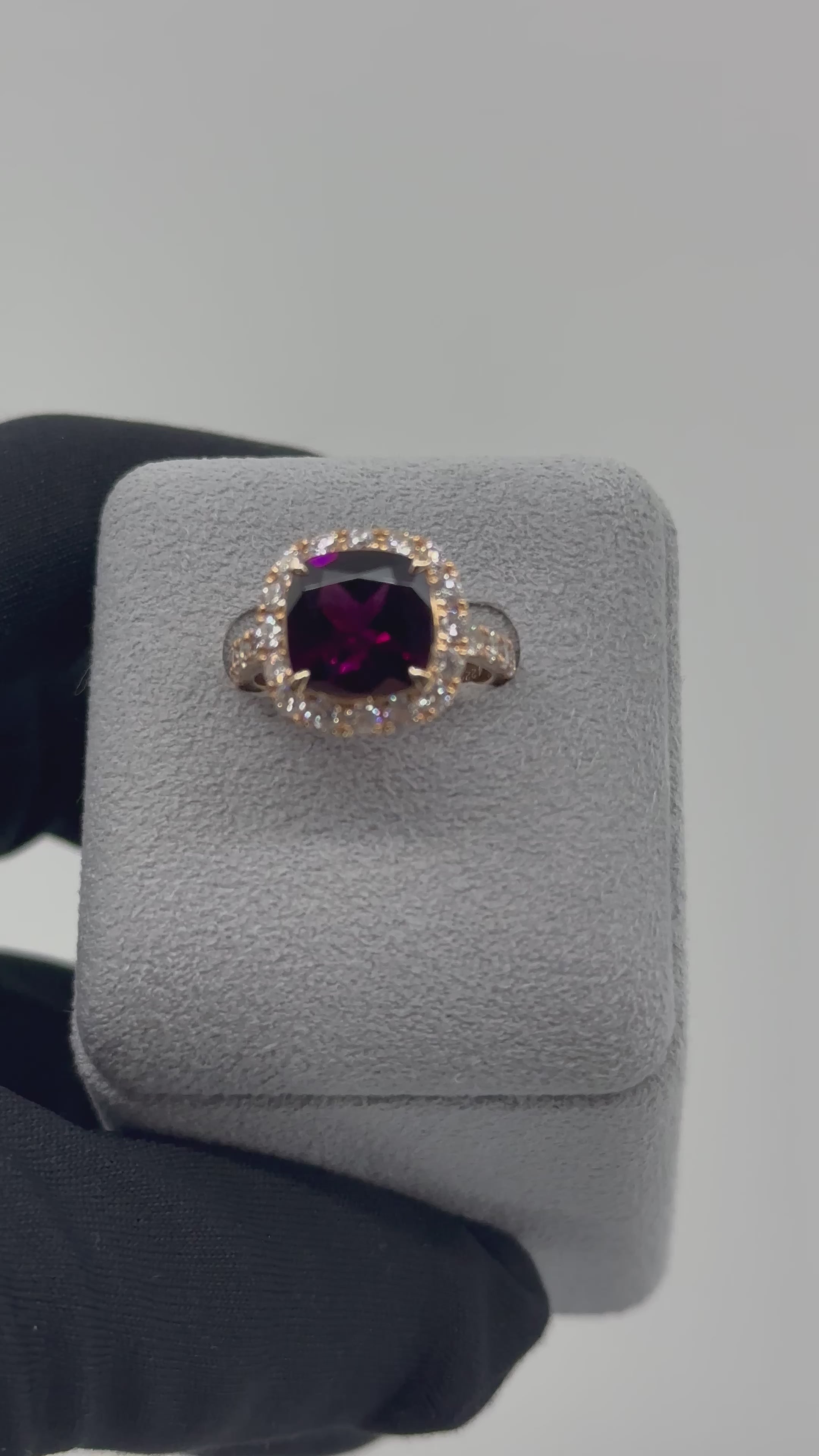 ［一点物］リング  ガーネット  4.2ct   PG