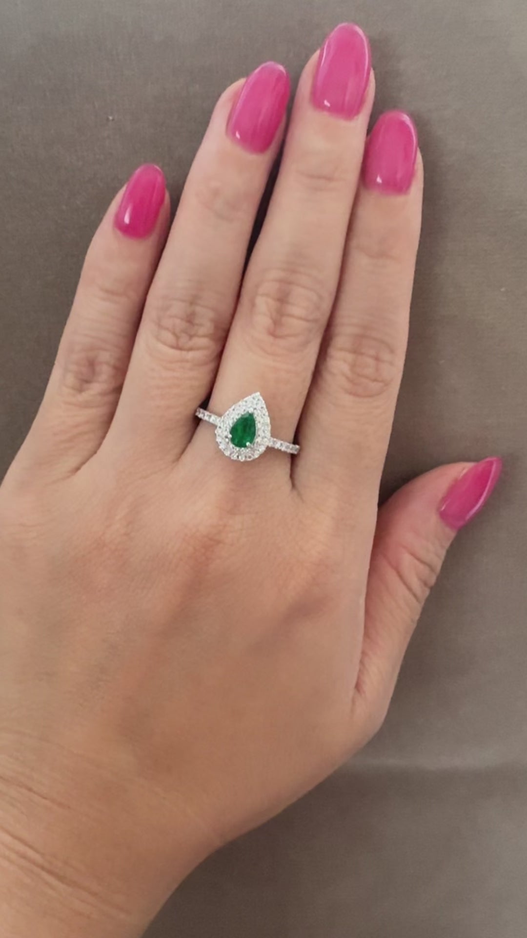 ［一点物］リング エメラルド 0.46ct PS PT