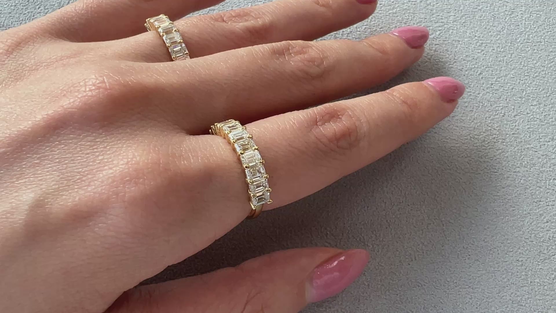 ［エクラ］リング ダイヤ 1pc0.2ct前後×10pc 1.8ct前後 EM