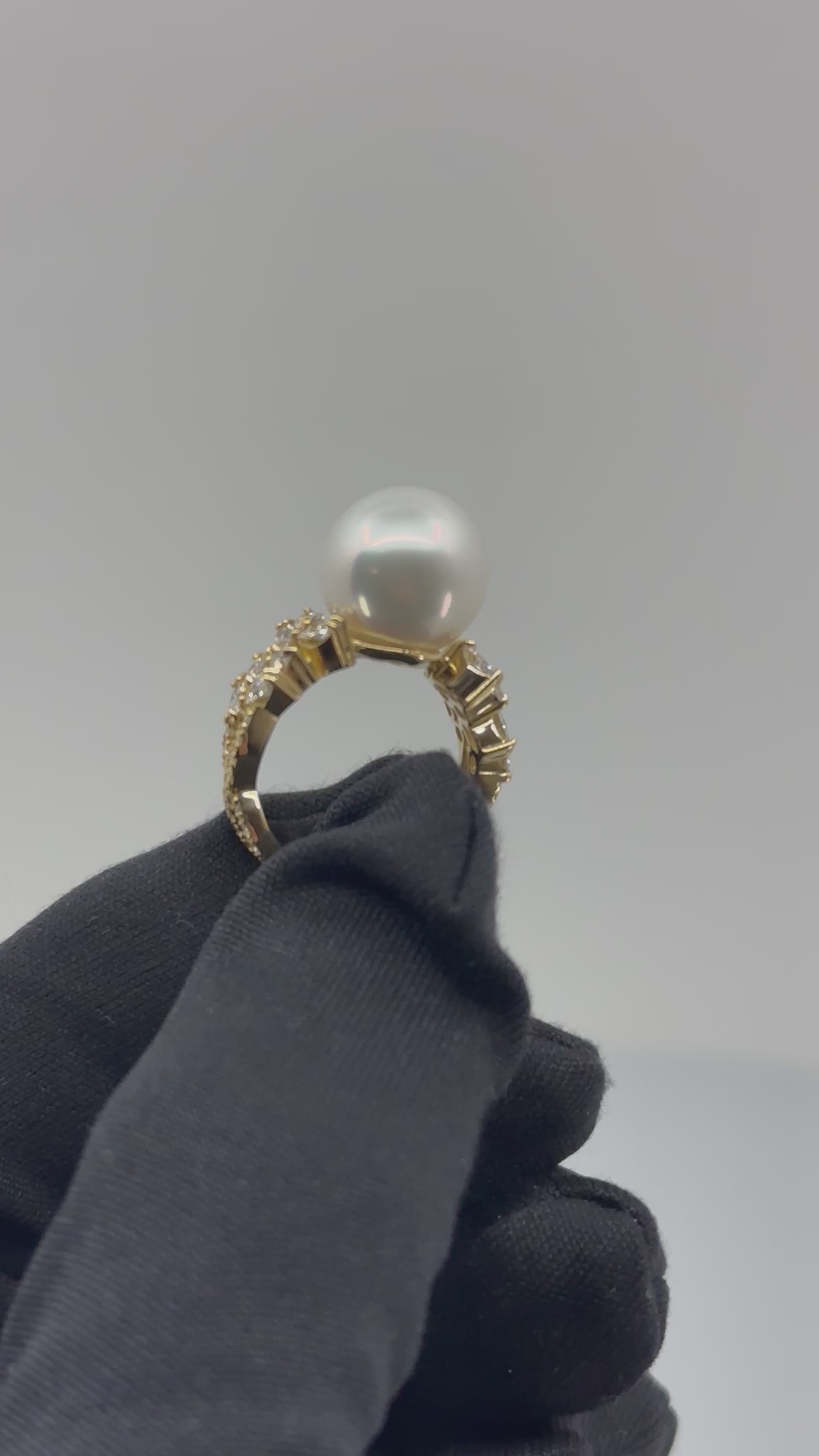 ［ケテル］リング 南洋真珠11mm K18YG 〜ホリデイコレクション