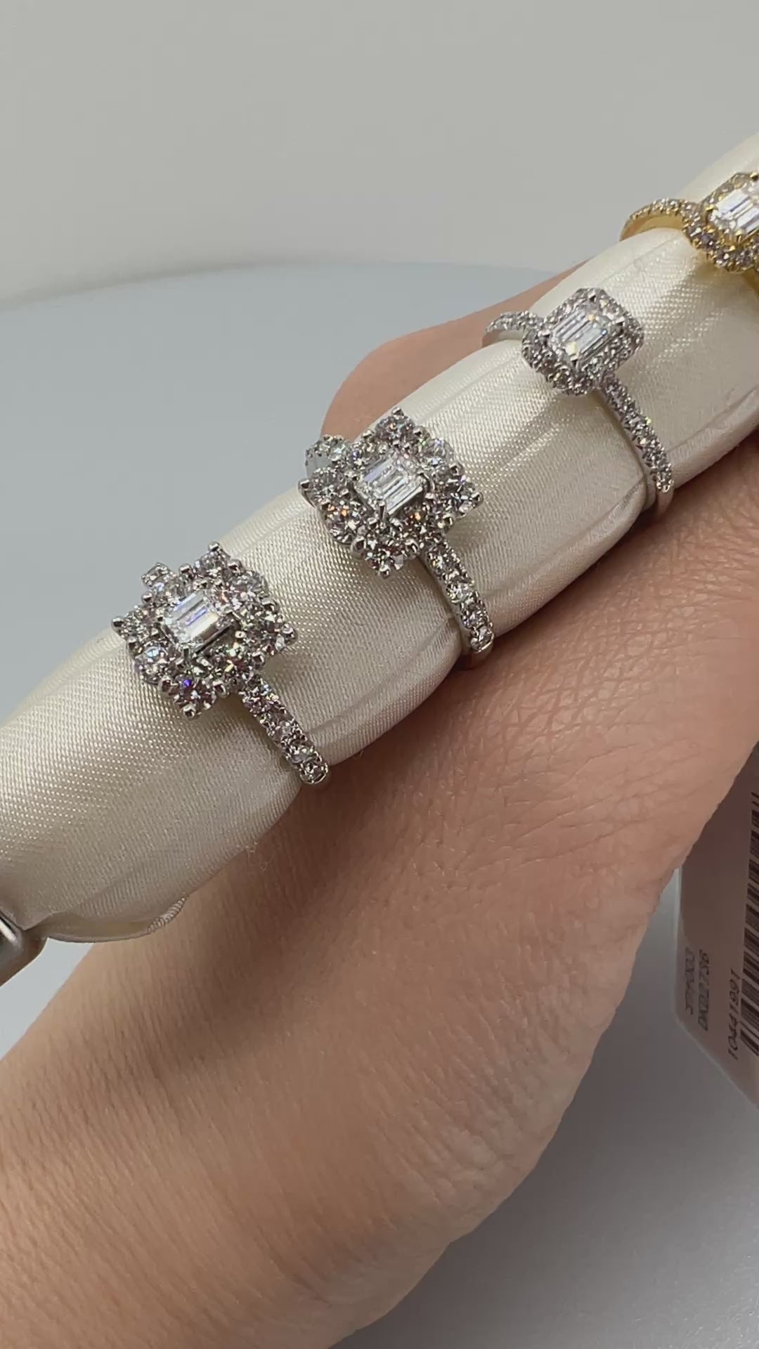 4［一点物/オルコスEM角］リング ダイヤ 0.3ct SQ PT K18YG