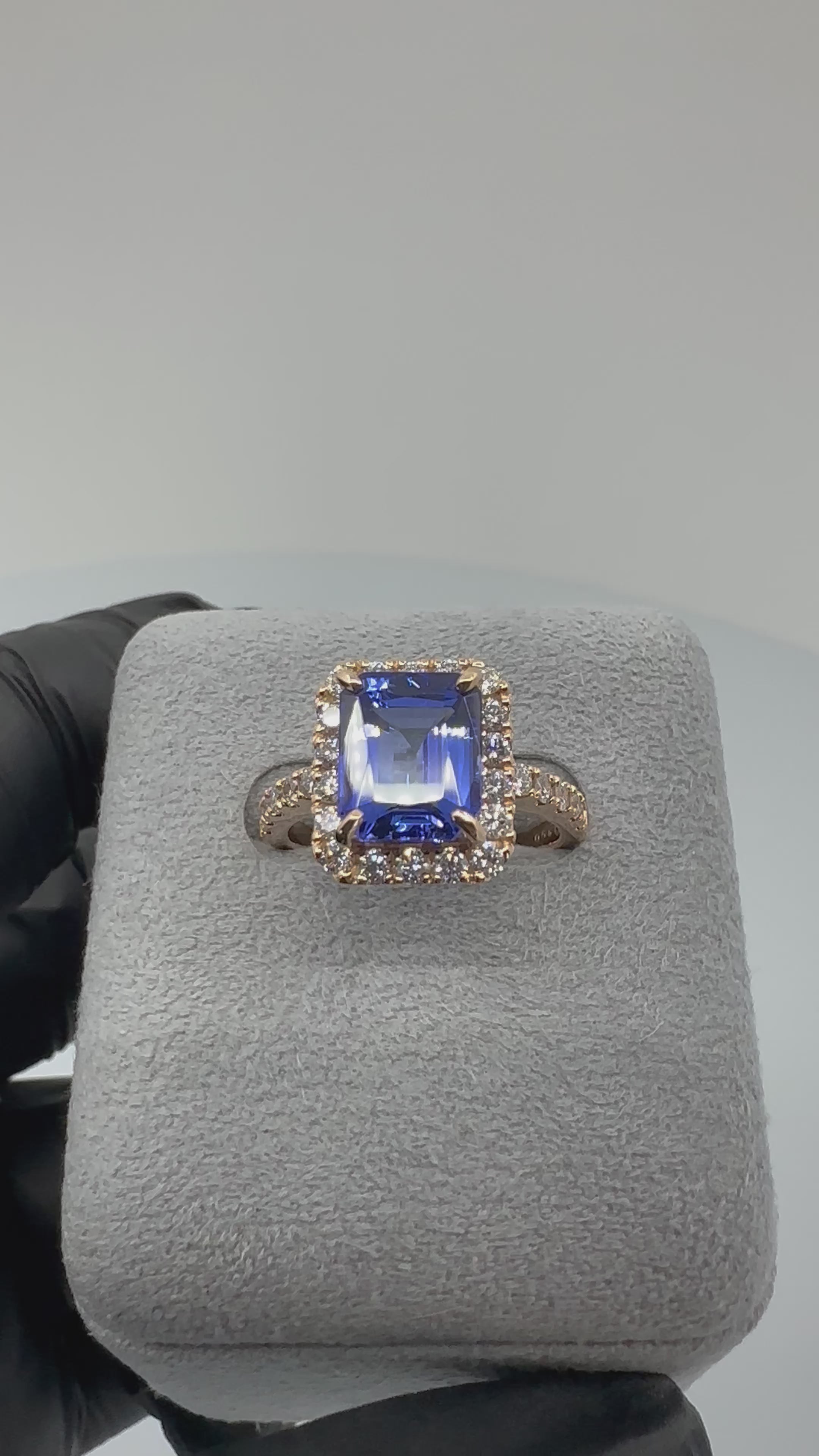 196［一点物］リング タンザナイト 2.9ct EM PG