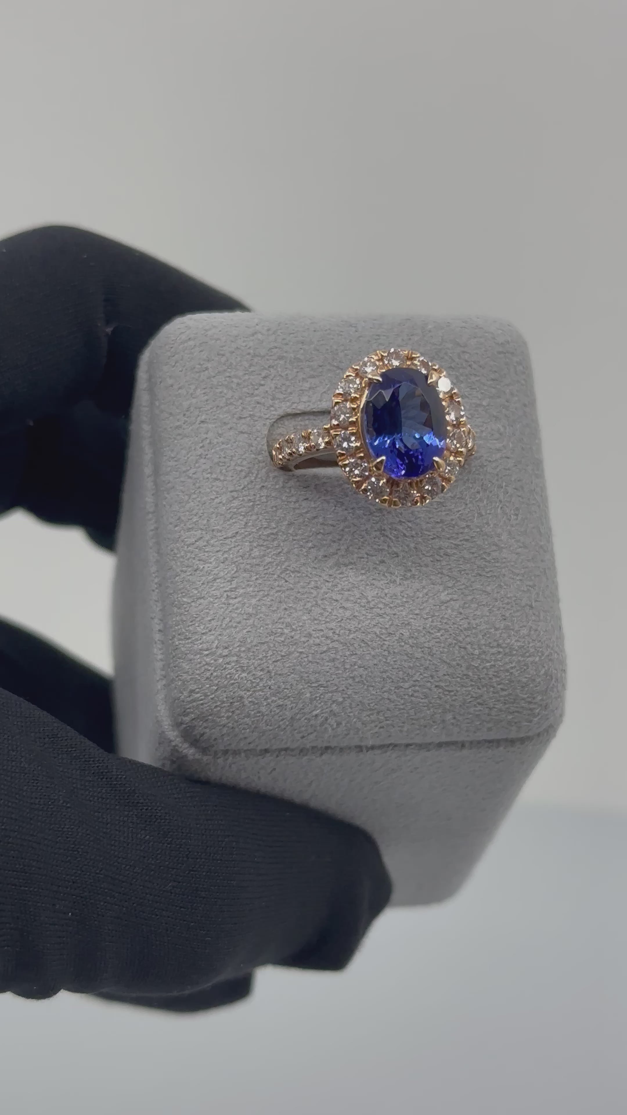 ［一点物］リング  タンザナイト  5ct   YG/PG