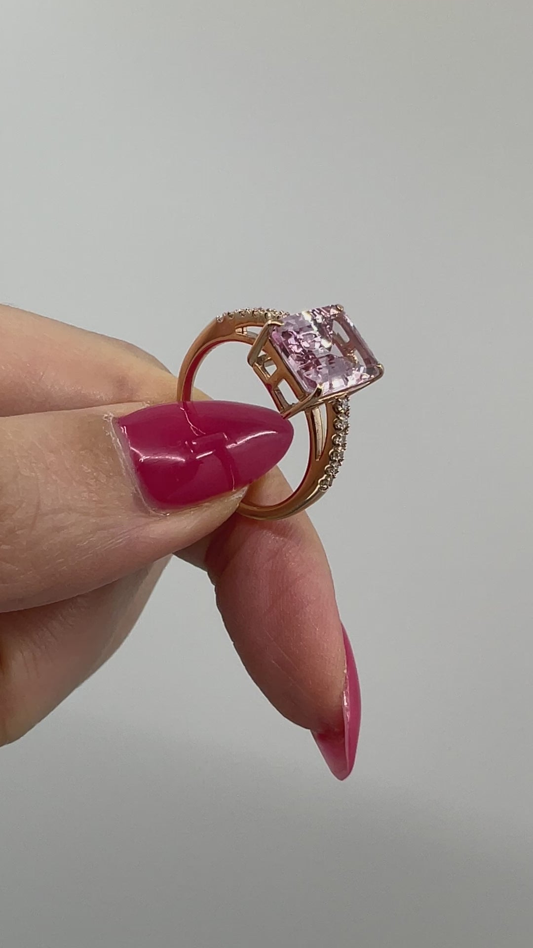 ［フロリナ］リング モルガナイト/アクア/ペリドット 2ct前後 SQ