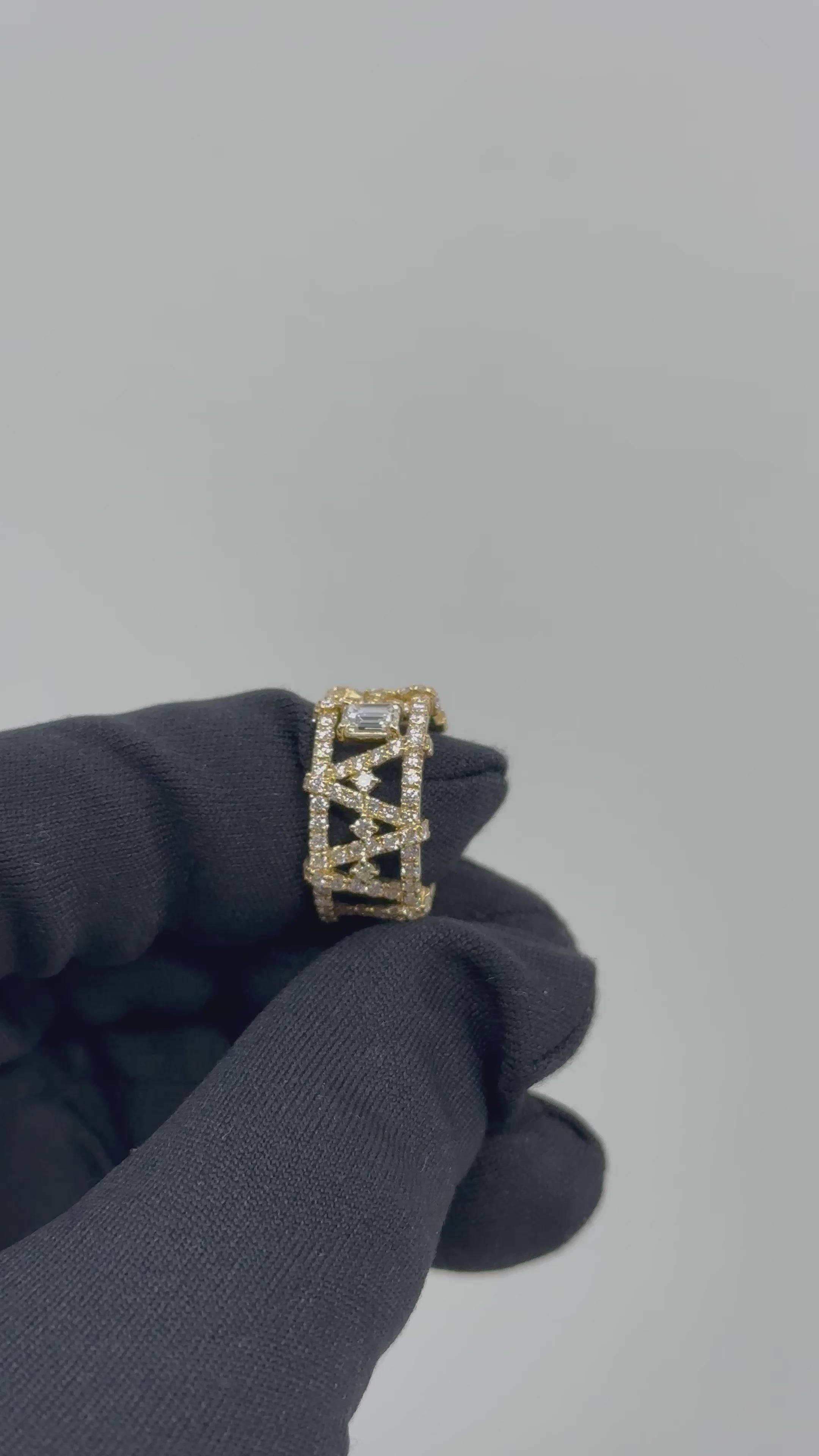 [新作/トゥインクル中石あり] リング ダイヤ