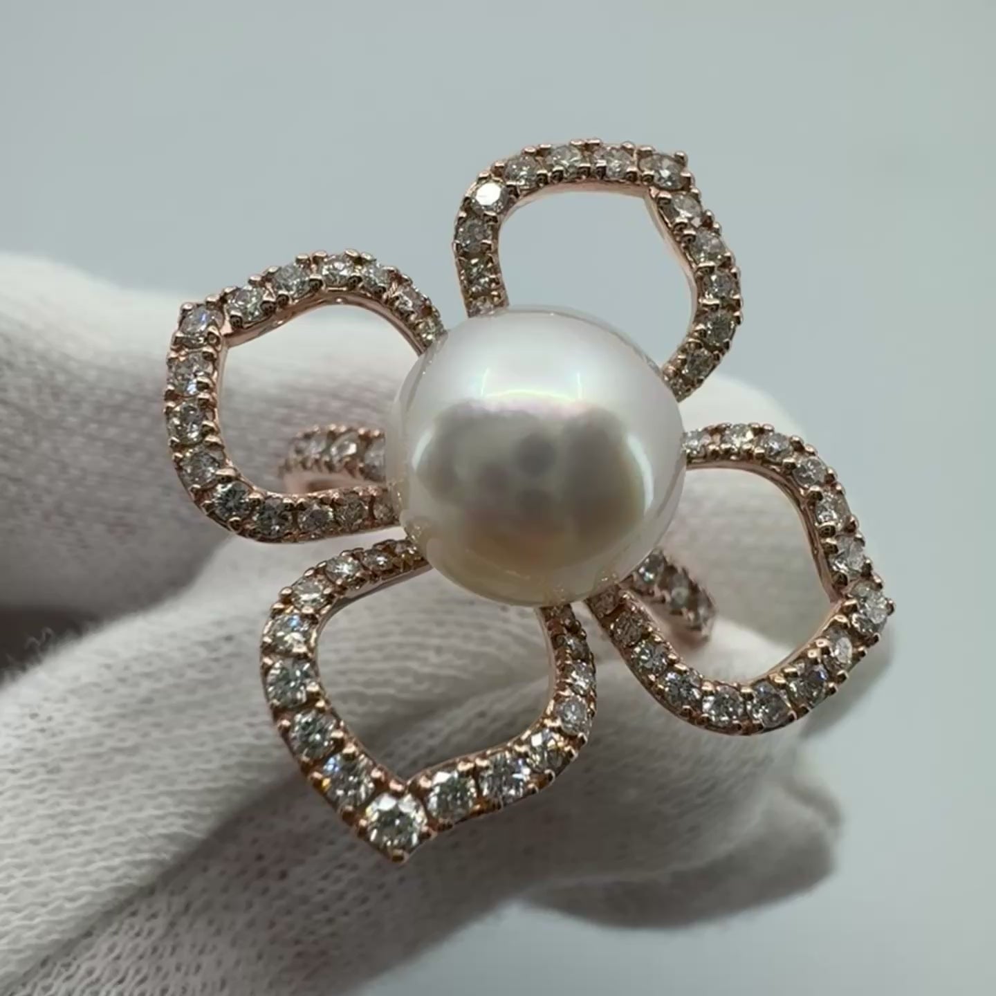 ［ハナミズキ］リング あこや真珠9mm