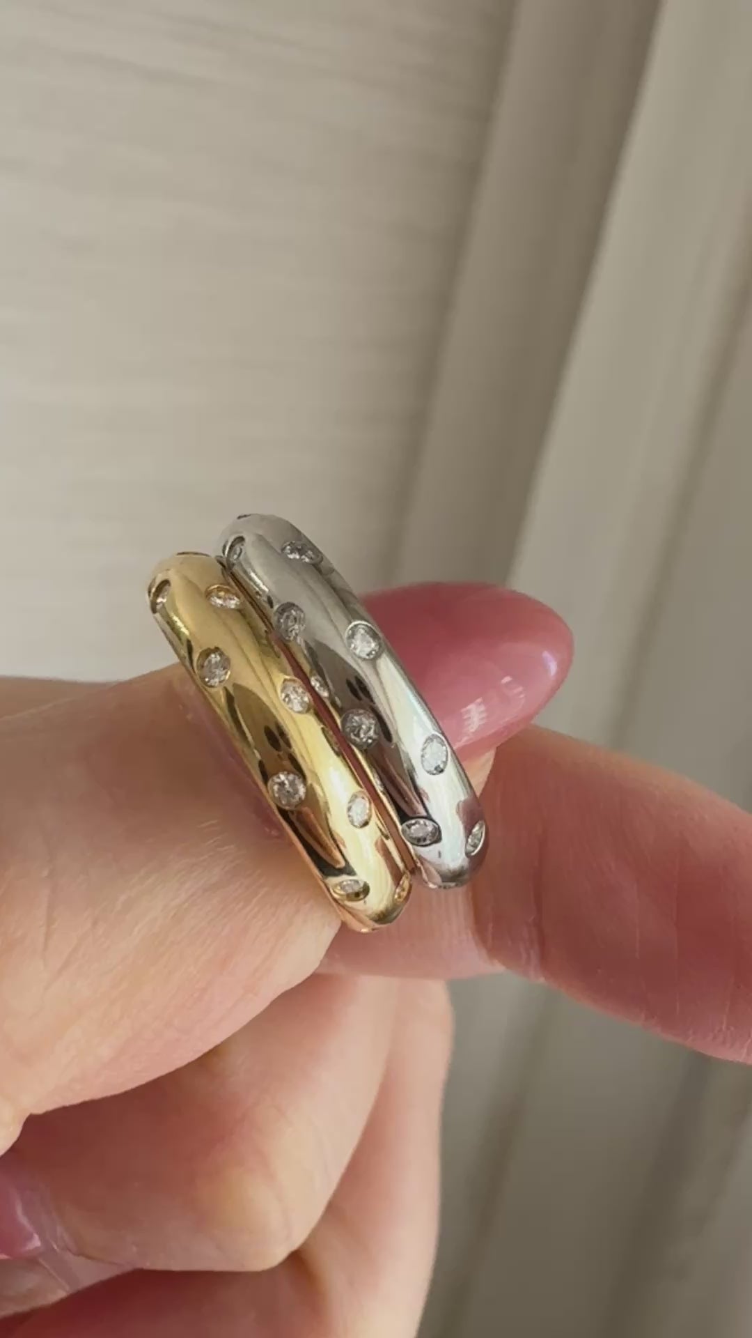 ［リトム］ ダイヤモンド甲丸リング